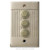 New Cover for Triple 2-Wire Push Button Switches