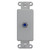 Gray Coaxial Jack Insert for Decora Rocker Wall Plate