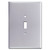 6.38'' Tall Jumbo 1 Toggle Switch Wall Plate - Polished Chrome