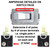 3 White Stacked Toggle Switch & Strap Set - Despard 15A