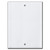 Blank 7.5'' Patio Speaker Cover for Wall Intercom Box - 6.25'' Screws