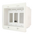 Includes 3-gang wall plate in black (similar to this white one)
