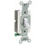 White Toggle Light Switch 15A Leviton Commercial Spec Grade