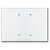 Wide 2-Blank Electrical Box Cover Plate