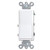 White 4-Way Decora Rocker Light Switches