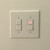 Example of Leviton Centura light switches in this 2-gang cover.