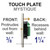 Touch Plate Mystique needs 1.25" inside wall.