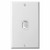 GE replacement light switch set fits horizontal or vertical wall box.