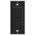 Touch-Plate 1 Button Ultra Low Voltage Switch - Black