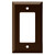 Deep Raised 1-Decora Switch or Outlet Cover - Brown
