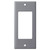 Narrow 2" GFI Decora Rocker Switch Outlet Cover Plate - Gray