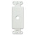 White Decora Rocker to Cable Switch Plate Inserts