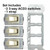 Combine one single pole switches and two 3-way Despard switches in 1 bracket