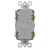 Back of graphite 20A Decor Receptacle Spec Grade Tamper-Resistant Legrand