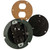 Floor Outlets with Dark Bronze Covers