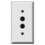 Narrow 2.25'' Push Button Switch Plate Covers