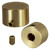 Sold brass twist knobs attach with set screw.