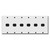 Global Image of 6 Gang 6 Despard Plate in Ivory