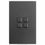 Touch Plate Mystique 4 LED Switch Control - Black