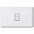 Oversized 1 GE Low Voltage Switch & Light Plate Replacement Set - All White