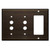 2 Pushbutton 1 Decor Light Switch Cover - Oil Rubbed Bronze