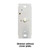 Includes one rotary dimmer - push on, twist to dim - and mounting hardware.