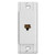 White Phone Jack Device for Decora Rocker Switch Plate