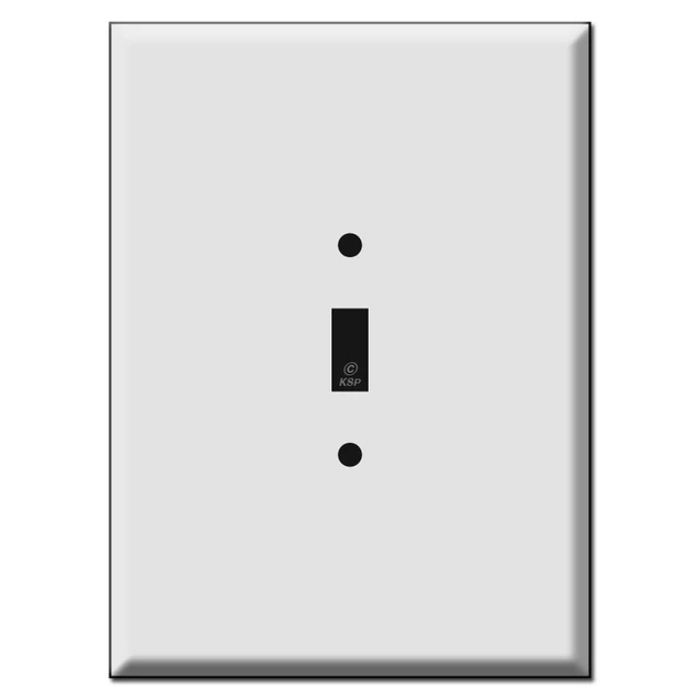 Art Plates OVER SIZED Outlet Cover/OVERSIZE Outlet Switch Plate - Pier