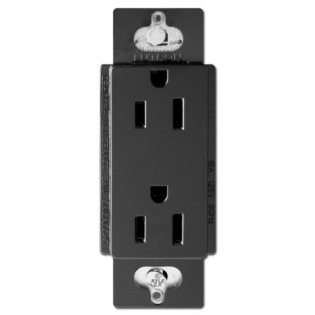 Black Electrical Outlets for Wall Switch Outlet Covers