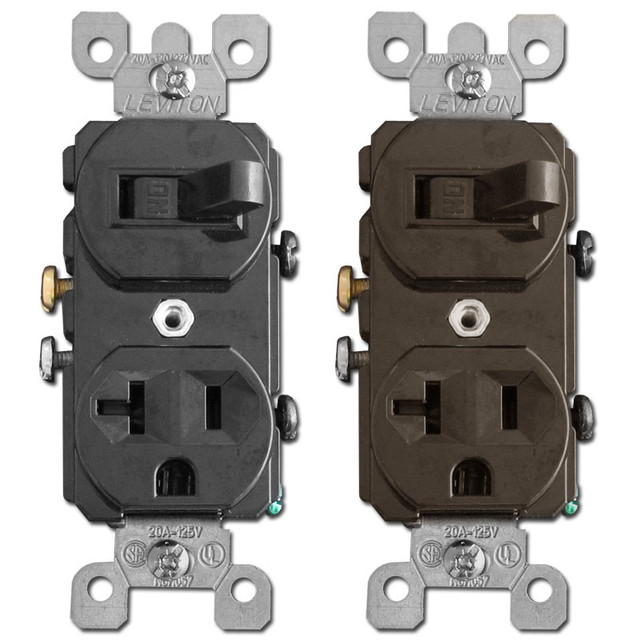 Electrical Outlet & Switch Combo Devices, Stacked Switches & Outlets