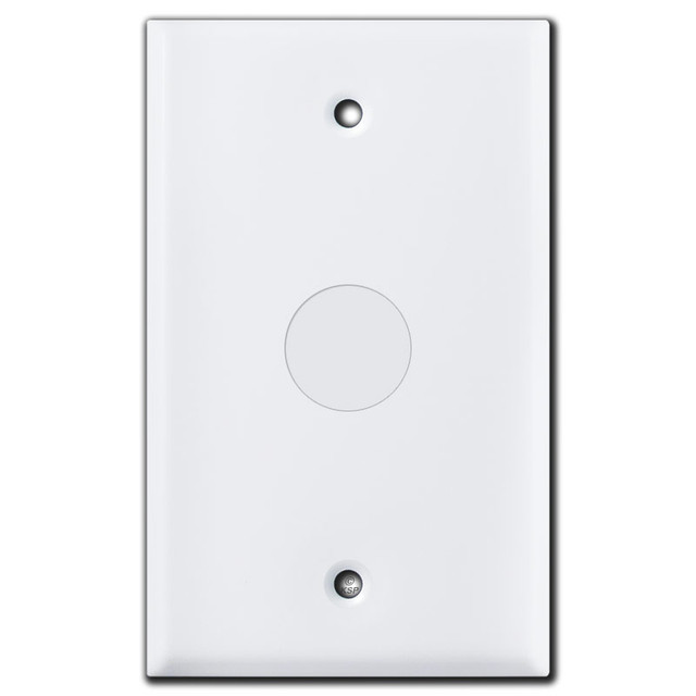 1/8 Inch Offset Narrow Duplex Electrical Outlet Cover White