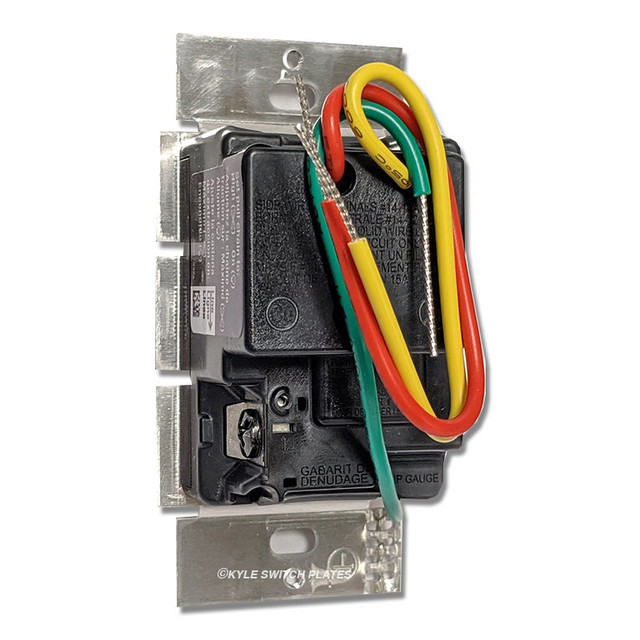 Lutron Maestro Fan Switch + CFL LED Dimmer Light Almond