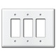 White Triple Stacked Combination Decora Rocker Switch