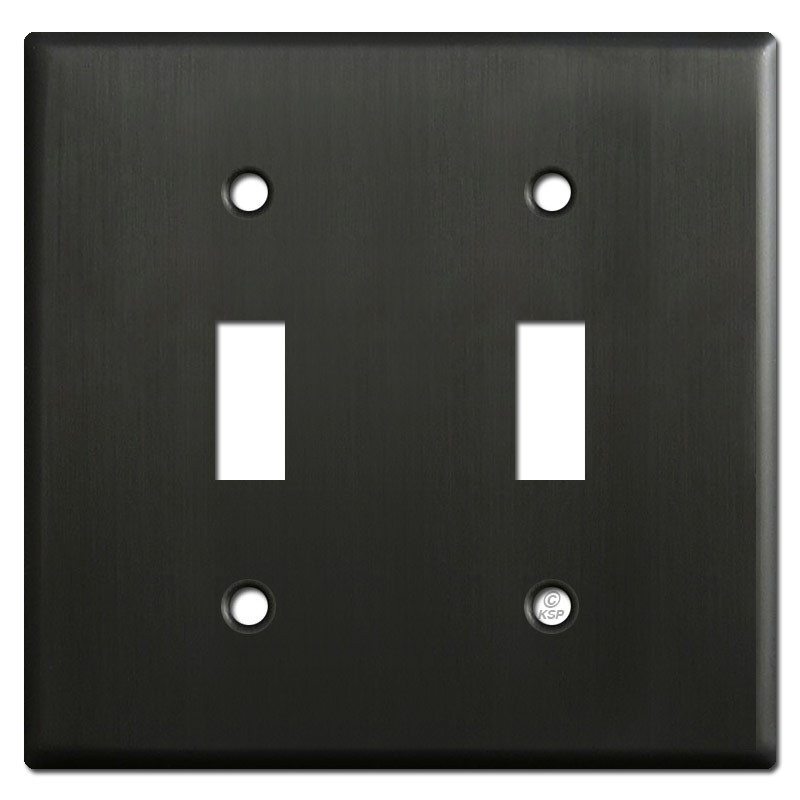 Dark Oil Rubbed Bronze Toggle Switch Covers