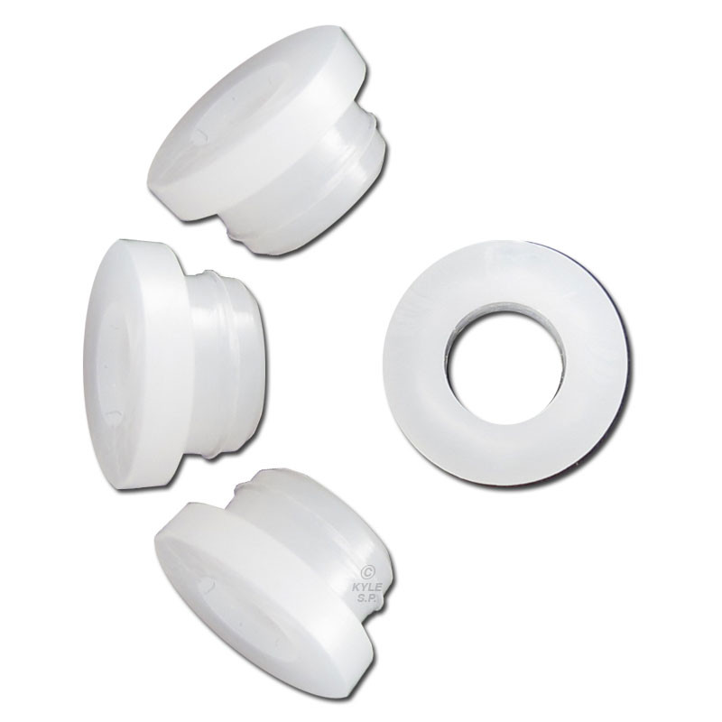 Split Rubber Grommets for Wall Plate, Plastic Bushings for Cable Cord