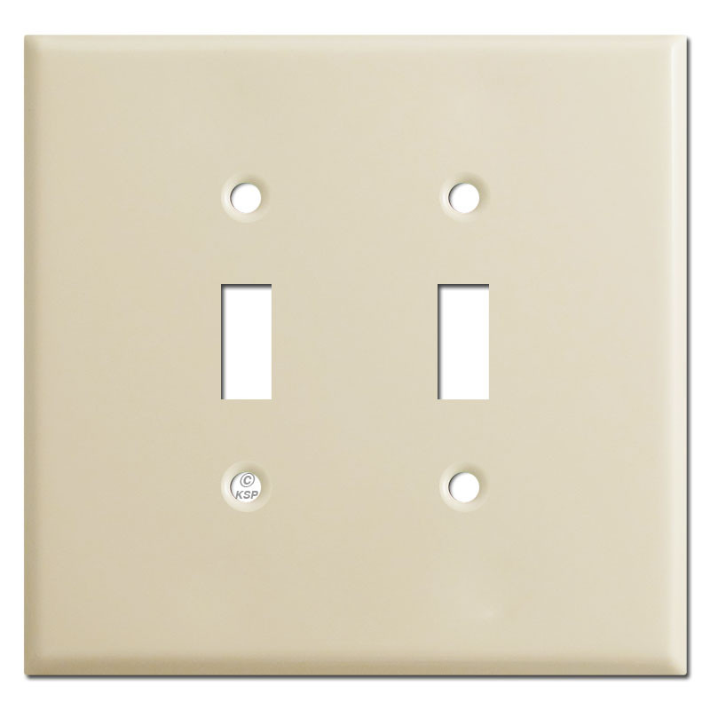 Ivory Jumbo Switch Plates and Outlet Covers