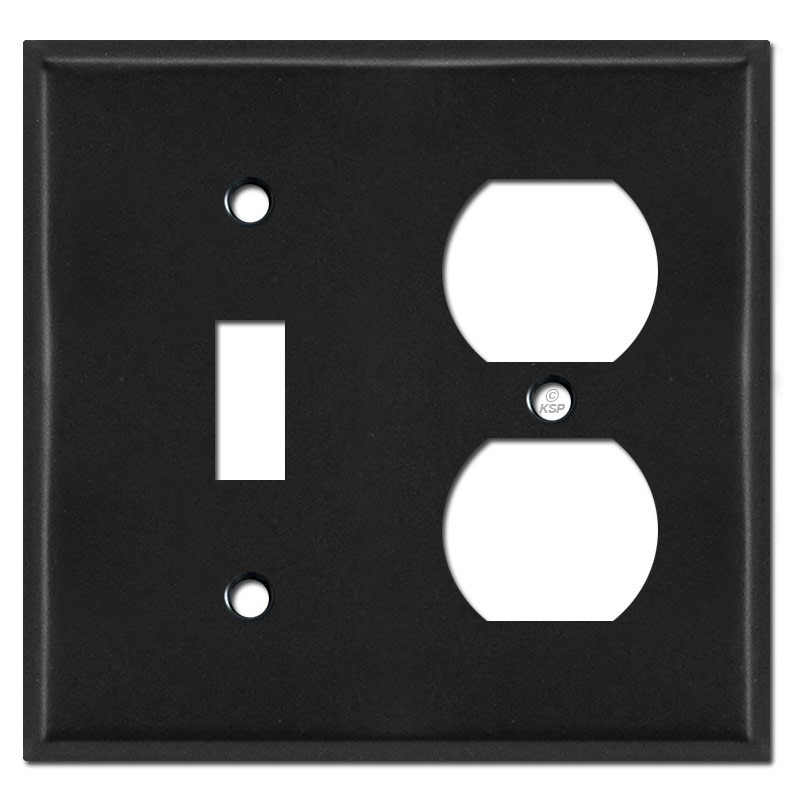 Black Switch Plates and Outlet Covers Most Popular Sizes