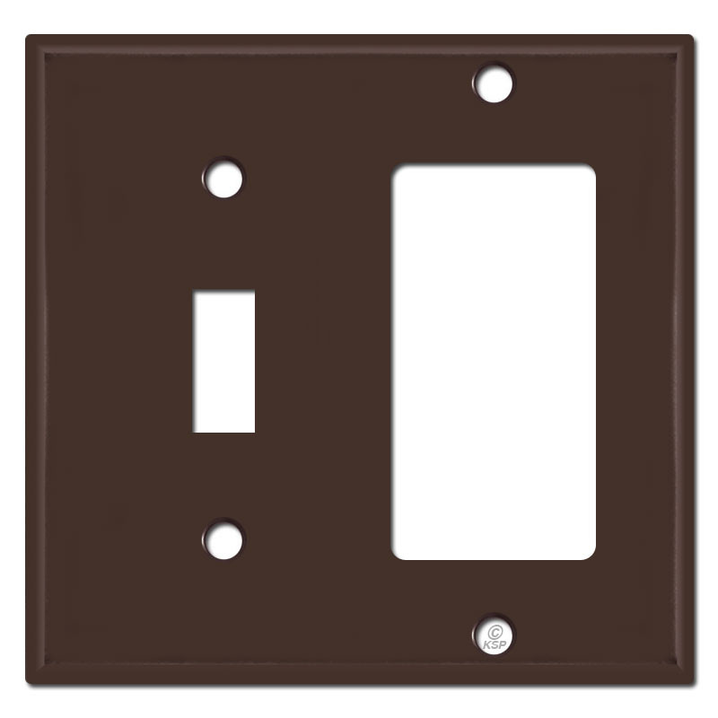 Brown Combo Wall Plate Covers