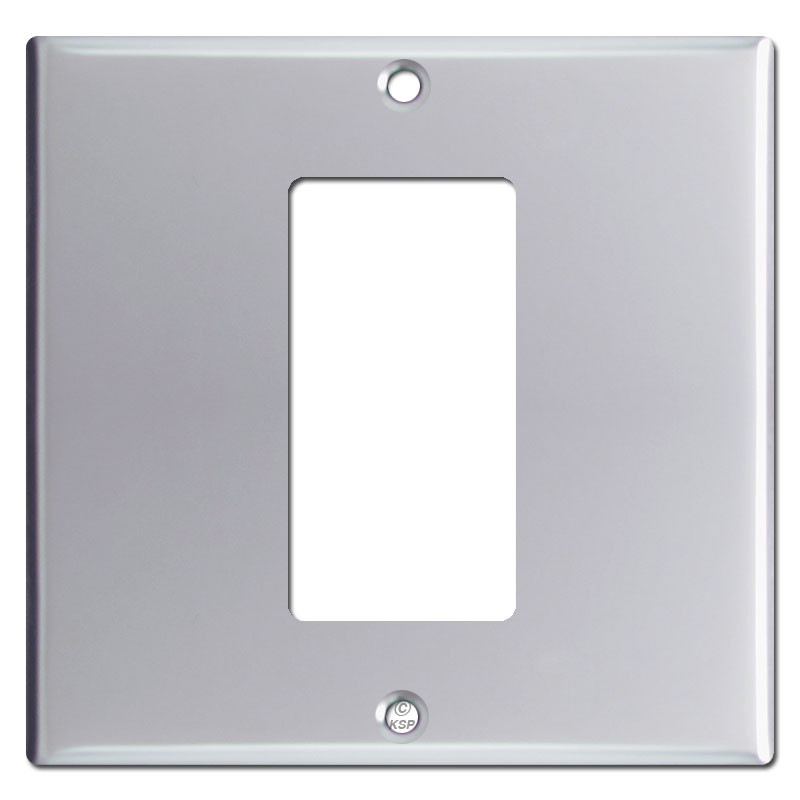 Polished Chrome Decora Rocker Switch Covers & GFCI Outlet Plates