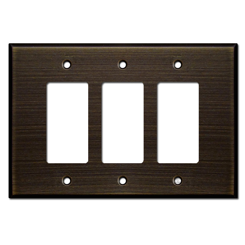 AmerTac Chelsea 149RRBN Wallplate, 4-7/8 in L, 4-15/16 in W AmerTac Chelsea 149RRBN Wallplate, 4-7/8 in L, 4-15/16 in W