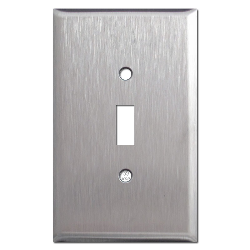 Jumbo 1 Toggle Wall Switch Plates Spec Grade Stainless Steel
