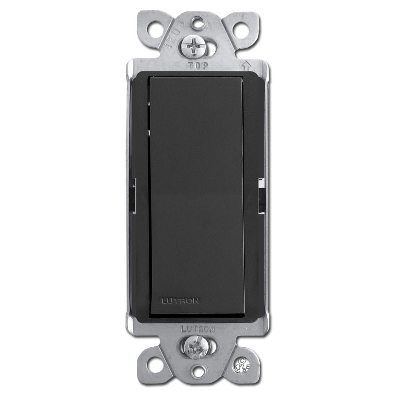 Black Decora Rocker Switches for Electrical Light Plates