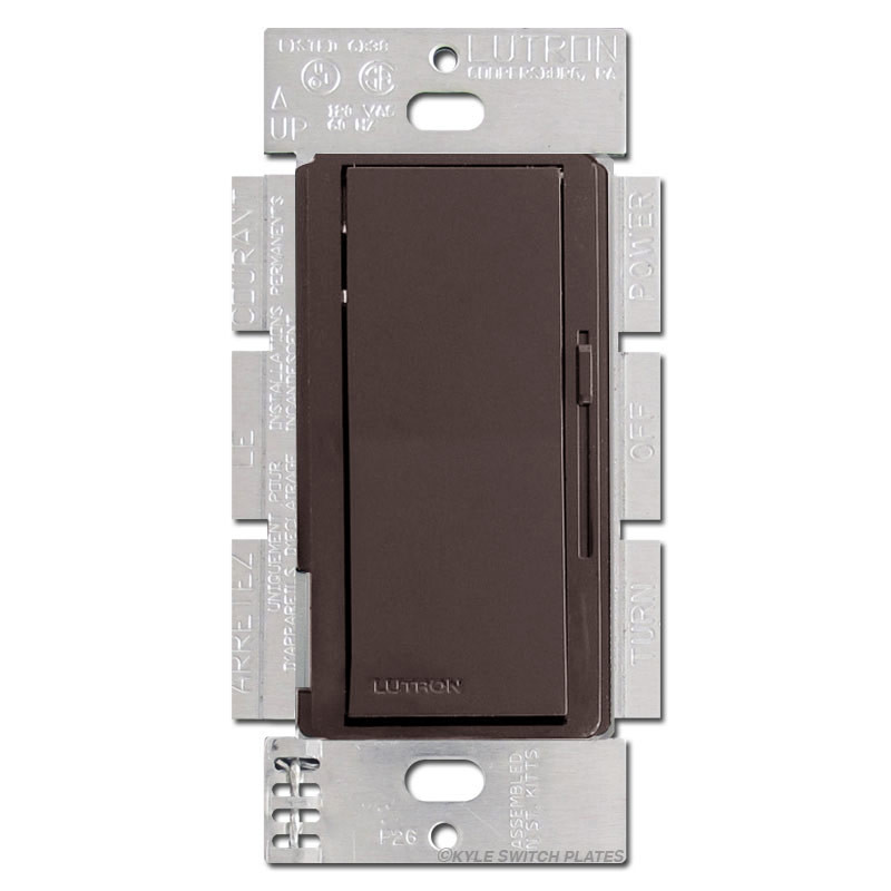 Low Voltage Dimmer 3 Way Brown Lutron 600VA