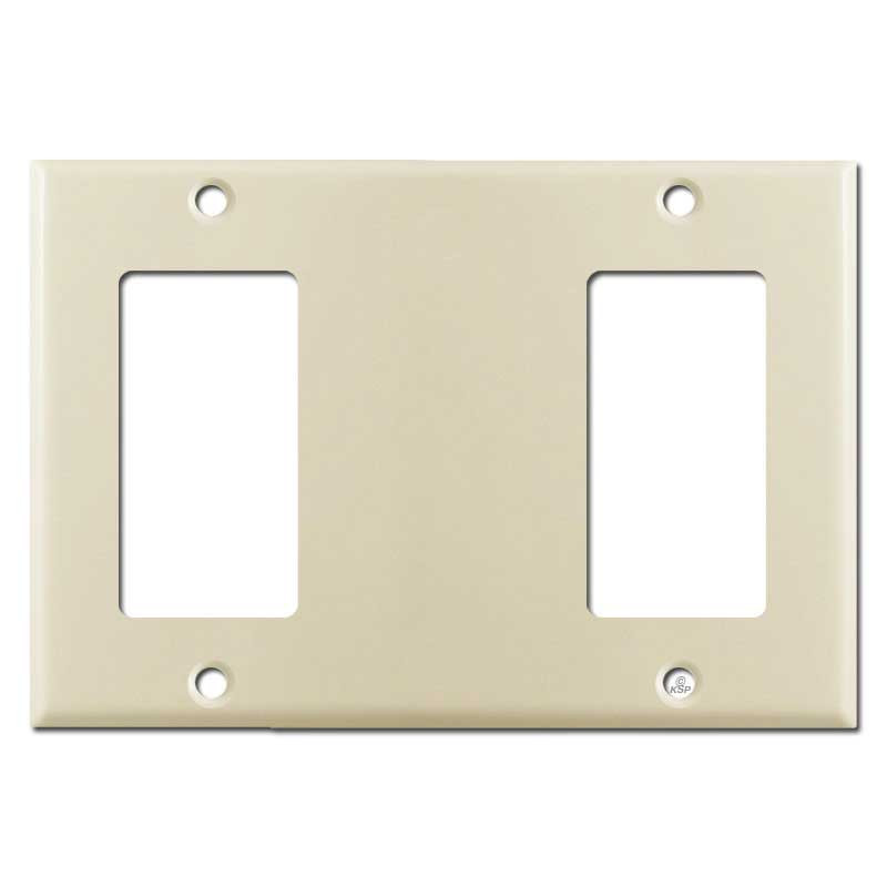 Rocker Blank Rocker Light Switch Plate - Ivory | Kyle Switch Plates