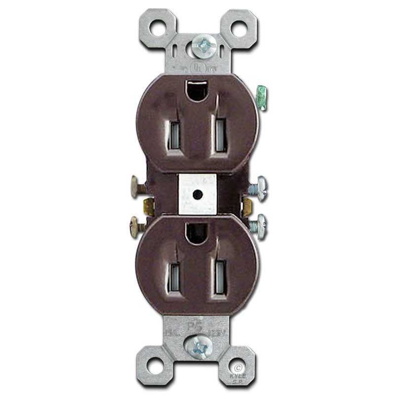Weather Resistant 15A White Duplex Receptacles 3232TRWR