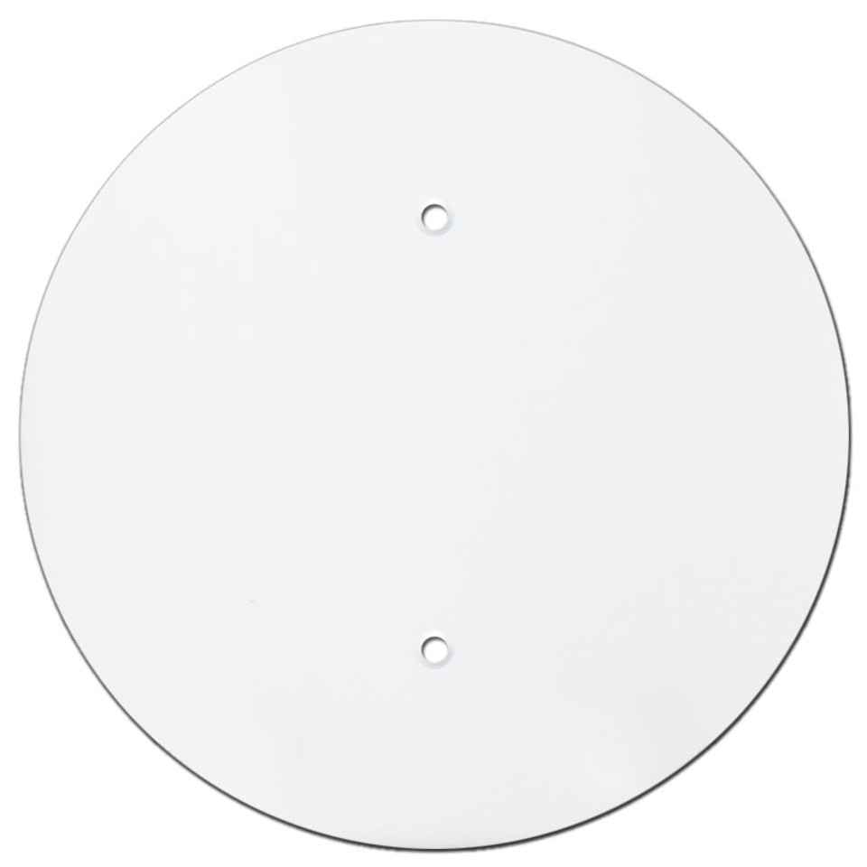 Round Ceiling Outlet Blank Switch Plate Covers for 3.25 Inch Boxes