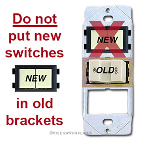 Old GE Straps for Switches