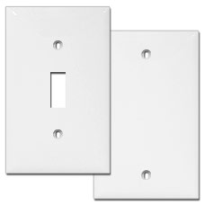 Classic Standard White Plastic Covers