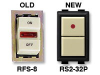 GE low voltage switches old RFS-8 new RS232P GE low voltage switches old RFS-8 new RS232P