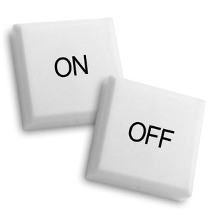 ON & OFF Button Cap Sets for Classic Touch Plate Low Voltage Switches